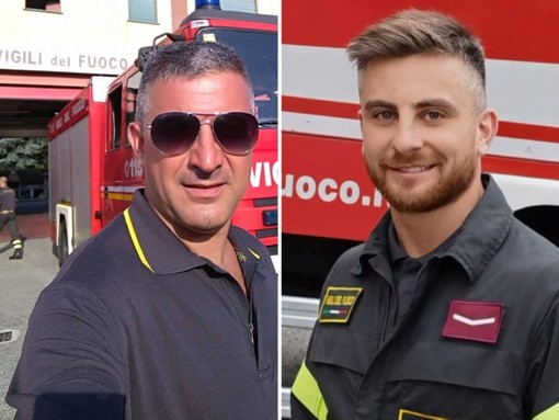 I vigili del fuoco &quot;eroi&quot; che hanno salvato la bimba sul volo Malpensa-Palermo