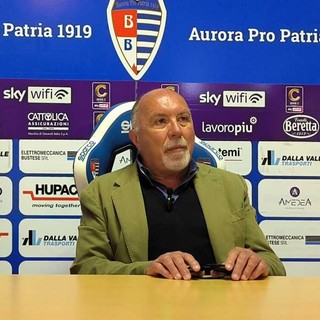 Sandro Turotti oggi in sala stampa dello stadio Carlo Speroni