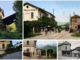 OGGI E IERI - Nelle due foto a sinistra la stazioncina dei tram delle Bettole oggi e nelle tre immagini a destra com'era all'inizio del secolo scorso OGGI E IERI - Nelle due foto a sinistra la stazioncina dei tram delle Bettole oggi e nelle tre immagini a destra com'era all'inizio del secolo scorso
