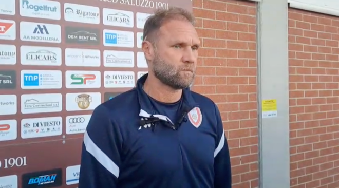 Ciceri (espulso per proteste) nel dopo gara di Saluzzo Ciceri (espulso per proteste) nel dopo gara di Saluzzo