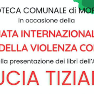 Morazzone incontra Lucia Tiziani per celebrare la Giornata internazionale per l’eliminazione della violenza contro le donne
