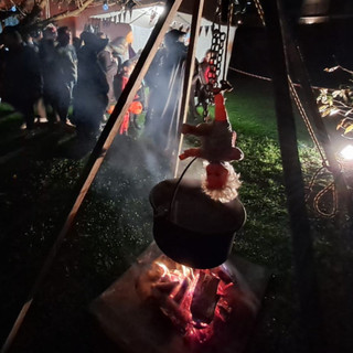 Un'immagine della Festa di Halloween dello scorso anno a Taino