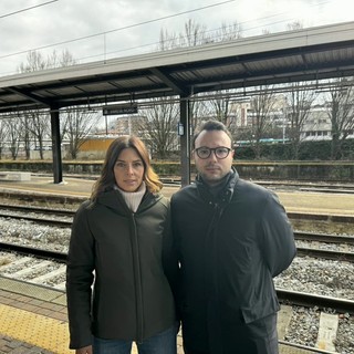 Tovalieri e Angei in stazione a Varese