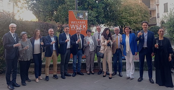 Foto di gruppo al Golden Gala di Tradate
