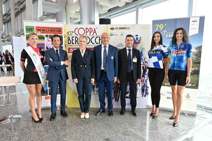 Un momento della presentazione dell'edizione 2026 della Tre Valli Varesine a Milano