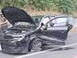 Le immagini dell'incidente stradale avvenuto sulla provinciale a Ternate