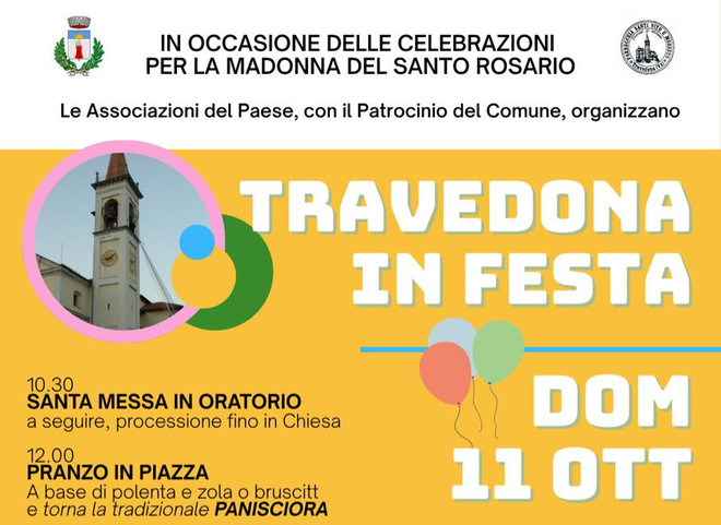 Travedona Monate in festa per la Madonna del Santo Rosario