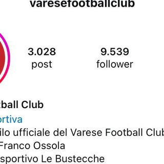 Il punto di domanda al posto del nuovo logo e la denominazione Varese Football Club al posto di Città di Varese comparsi oggi sull'Instagram ufficiale del club biancorosso
