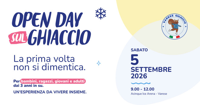 Bambini, ragazzi e adulti: il 5 settembre tutti sul ghiaccio con Varese Ghiaccio. Pattini e prova gratuiti Bambini, ragazzi e adulti: il 5 settembre tutti sul ghiaccio con Varese Ghiaccio. Pattini e prova gratuiti