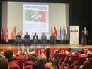 L'assemblea dei lavoratori frontalieri organizzata dai sindacati al Teatro Nuovo di Varese