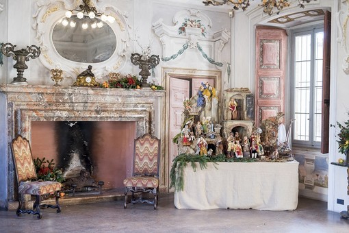 Il presepe della tradizione napoletana a Villa Della Porta Bozzolo