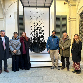 La presentazione dell'installazione &quot;Terra Rara&quot; a Palazzo Estense a Varese