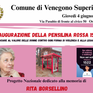 Venegono Superiore inaugura la "Pensilina Rossa 1522"