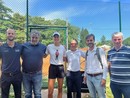 La visita di sindaco e assessori al centro del tennis di Varese guidato da Francesca Schiavone dove si allena anche la giovane promessa francese Lilli Tagger La visita di sindaco e assessori al centro del tennis di Varese guidato da Francesca Schiavone dove si allena anche la giovane promessa francese Lilli Tagger