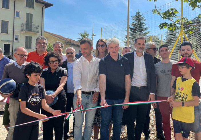 L'inaugurazione del nuovo parco di Biumo in via Arconati a Varese