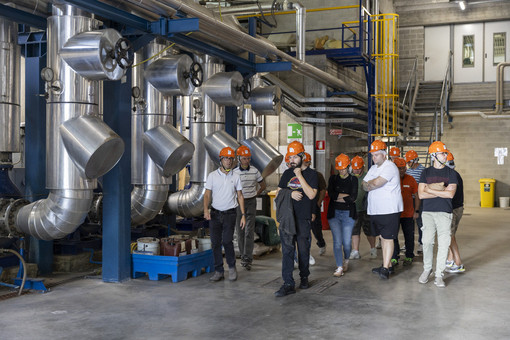 Acinque ha aperto le porte della centrale del teleriscaldamento di Varese: «Ecco come si produce l'energia termica»