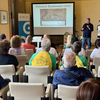 Un momento della presentazione di questa mattina a Ville Ponti