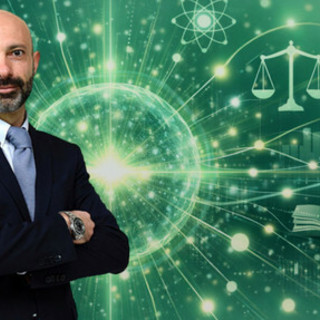 Il professor Davide Tosi (immagine generata con il supporto dell’IA)