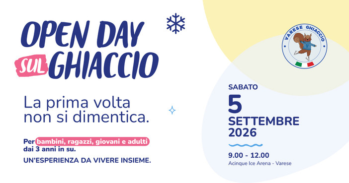 Bambini, ragazzi e adulti: il 5 settembre tutti sul ghiaccio con Varese Ghiaccio. Pattini e prova gratuiti Bambini, ragazzi e adulti: il 5 settembre tutti sul ghiaccio con Varese Ghiaccio. Pattini e prova gratuiti