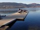 Allenamento &quot;sul&quot; lago senza entrare in acqua per la Canottieri Corgeno nella foto tratta dalla pagina Facebook della società