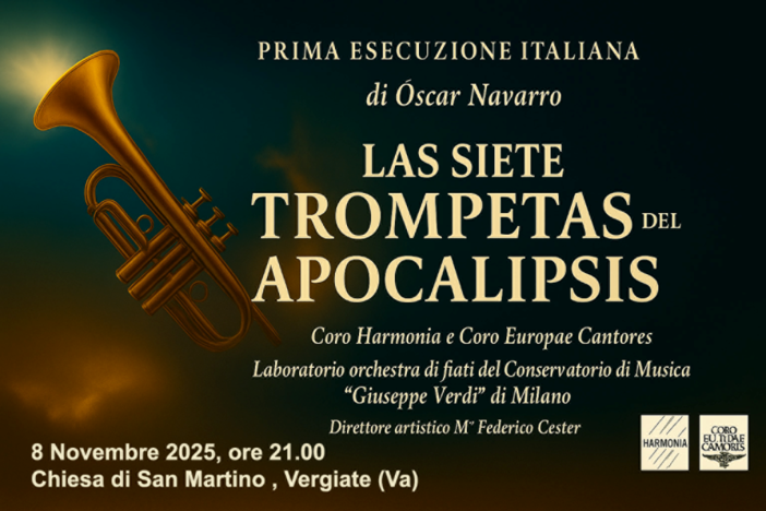 A Vergiate la prima italiana di “The Seven Trumpets of Apocalypse” A Vergiate la prima italiana di “The Seven Trumpets of Apocalypse”