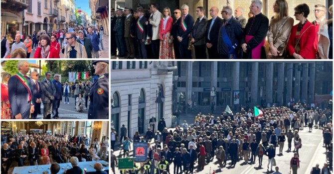 Le immagini del 25 Aprile a Varese