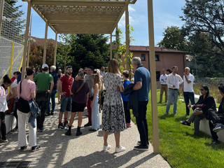 L'inaugurazione del nuovo parco di Biumo in via Arconati a Varese