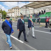Il sindaco di Varese Davide Galimberti e il presidente della Provincia di Varese Marco Magrini a Bergamo Il sindaco di Varese Davide Galimberti e il presidente della Provincia di Varese Marco Magrini a Bergamo