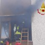 I vigili del fuoco sul posto I vigili del fuoco sul posto