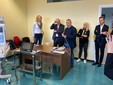 Alcuni momenti della presentazioni delle apparecchiature donate al Del Ponte di Varese