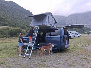 La famiglia in campeggio