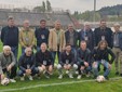 Le vecchie glorie ed ex del Varese in campo prima di Varese-Chisola