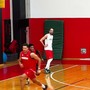 Amedeo Della Valle nell'allenamento di oggi al Campus