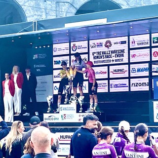 La premiazione della Tre Valli Varesine Women Race