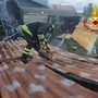 I vigili del fuoco sul posto