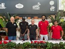 Da sinistra: Giacomo Brusa, Tazé Moore, Mario Oioli, Nate Renfro e Maks Horowitz Da sinistra: Giacomo Brusa, Tazé Moore, Mario Oioli, Nate Renfro e Maks Horowitz