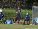 Mister Ciceri osserva il suo Varese (foto Ezio Macchi)