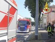 I vigili del fuoco sul posto I vigili del fuoco sul posto