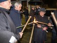 Le immagini del Falò di Sant'Antonio questa sera in piazza della Motta a Varese
