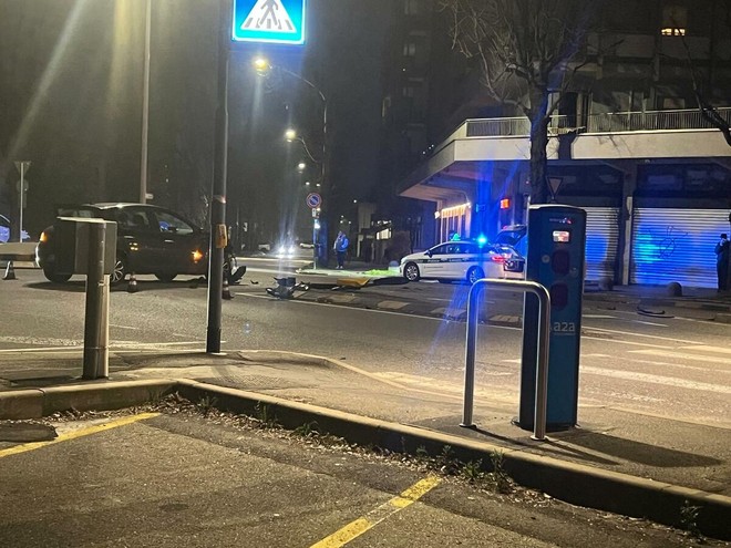 Le immagini dell'incidente