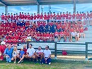 Tutta la grande famiglia del Rugby Varese schierata sulle tribune dell'Aldo Levi Tutta la grande famiglia del Rugby Varese schierata sulle tribune dell'Aldo Levi