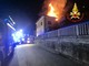 L'incendio di questa notte in via Boccaccio a Besozzo