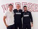 Ioannis Kastritis al centro tra Zach Sogolow e Maksim Horowitz Ioannis Kastritis al centro tra Zach Sogolow e Maksim Horowitz