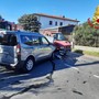 I mezzi coinvolti nello scontro in via Carnia I mezzi coinvolti nello scontro in via Carnia
