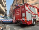 La polizia e i vigili del fuoco sul posto La polizia e i vigili del fuoco sul posto