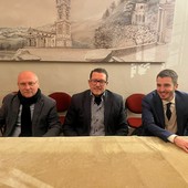 Da sinistra Franco Formato (Varese Ideale), Salvatore Giordano (Fratelli d'Italia), Luca Boldetti (Forza Italia) Da sinistra Franco Formato (Varese Ideale), Salvatore Giordano (Fratelli d'Italia), Luca Boldetti (Forza Italia)