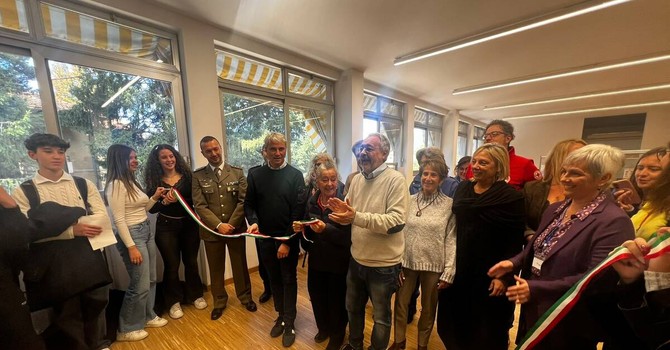 L'inaugurazione questa mattina degli spazi rinnovati in via Maspero