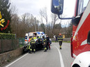 Ancora un incidente sulla statale 233: elisoccorso in azione a Cadegliano, ferita una donna