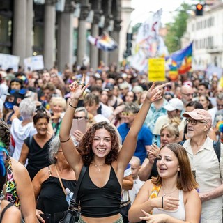 Una delle ultime edizioni del Pride a Varese Una delle ultime edizioni del Pride a Varese