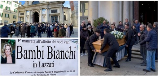 Il funerale stamattina a Varese di Bambi Lazzati Il funerale stamattina a Varese di Bambi Lazzati